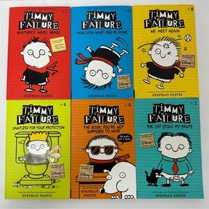 Timmy Failure Books 1 - 6 by Stephan Pastis - Paperback